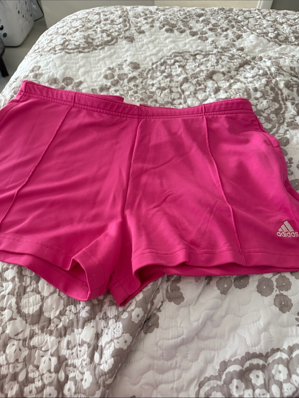 adidas Hot Pink Womenâs Athletic Shorts